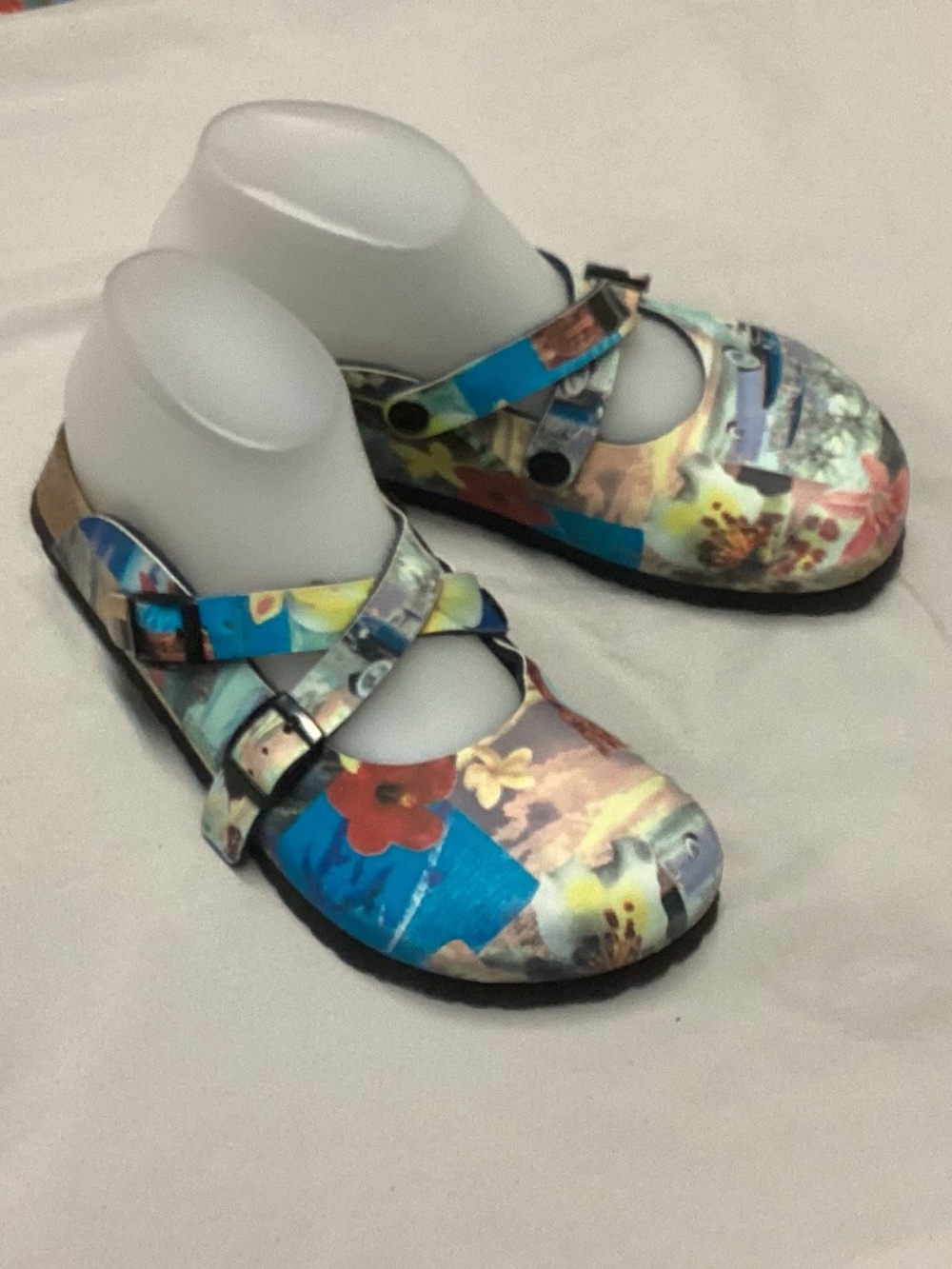 Birkenstock Birki’s Dorian slippers Hawaiian theme print women’s 5 EU 36 narrow